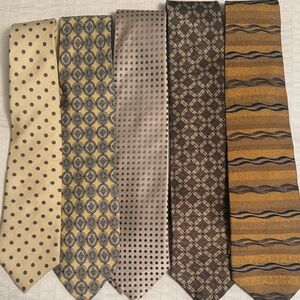 Kenneth Cole Men's Tie Collection - Cream, Blue, Gray, Brown